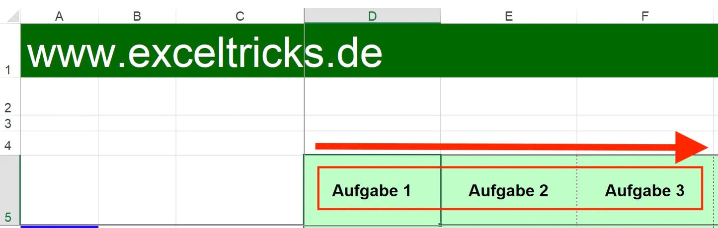 Excel-Vorlage: RACI-Matrix – Modell #3
