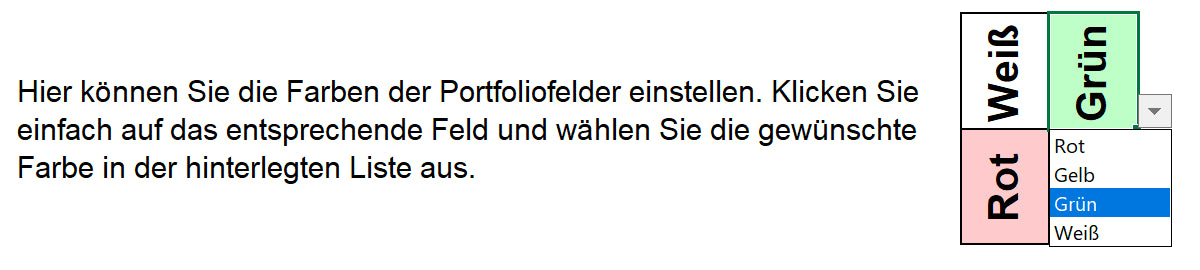 Excel-Vorlage: Stakeholder-Portfolio
